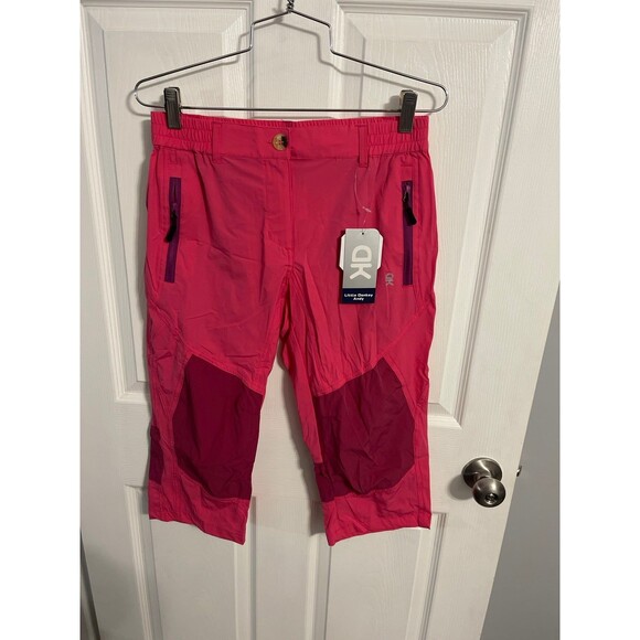 Little Donkey Andy Hiking Capris Size S New With Tags Hot Pink - Picture 8 of 12